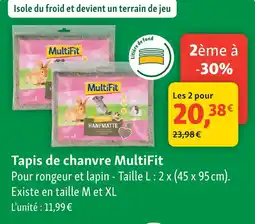 Maxi Zoo Multifit tapis de chanvre offre