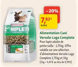 Maxi Zoo Versele-laga alimentation cuni complete offre