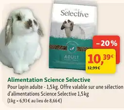 Maxi Zoo Alimentation science selective offre