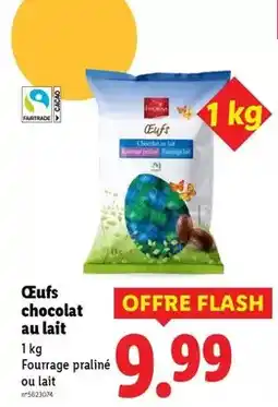 Lidl Favorina - œufs chocolat au lait offre