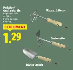 Lidl Parkside - outil de jardin offre