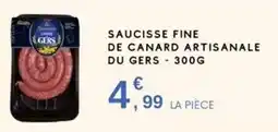 E.Leclerc Gers - saucisse fine de canard artisanale du offre