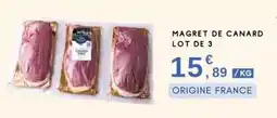 E.Leclerc Canard - magret de lot de 3 offre
