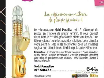 Teleshopping Gold Paradise offre