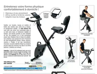 Teleshopping Vélo Efitness Pro offre