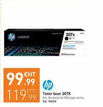 Top Office Toner Laser 207x Hp offre