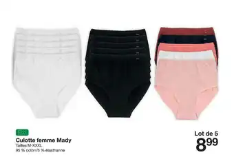 Zeeman Culotte Femme Mady offre