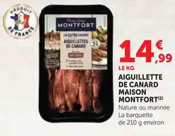 Hyper U Maison montfort aiguillette de canard offre