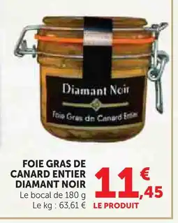 Hyper U Diamant noir foie gras de canard entier offre