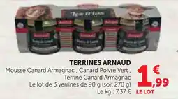 Hyper U Arnaud terrines offre