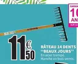 E.Leclerc Râteau 14 dents offre