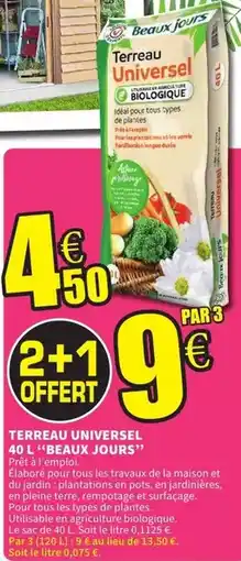 E.Leclerc Tous - terreau universel offre