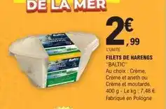 E.Leclerc Filets de harengs offre