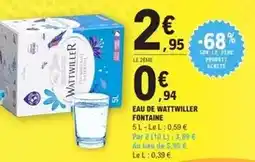 E.Leclerc Wattwiller - eau de offre