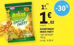 E.Leclerc Dr. oetker - assortiment snack party offre