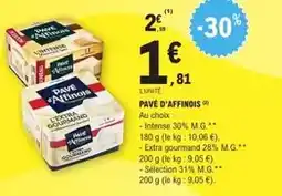 E.Leclerc Pavé d'affinois offre