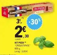 E.Leclerc Croustipate - kit pizza offre