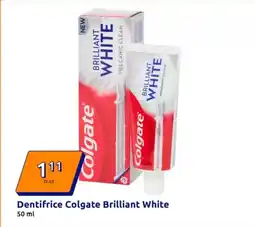 Action Colgate - dentifrice white offre