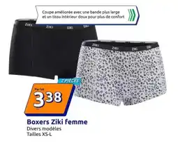 Action Xs - boxers zikki femme offre