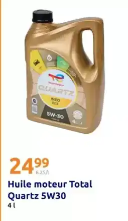 Action Total - huile moteur quartz 5w30 offre