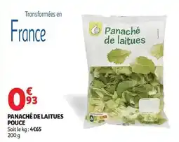 Auchan Supermarché Pouce - panaché de laitues offre