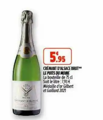 Crémant D'alsace Brut Le Puits Du Moine