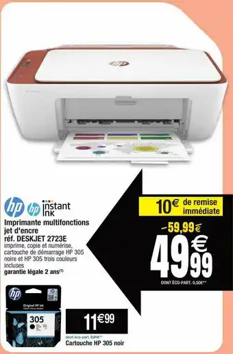 Migros Imprimante Multifonctions Jet D'encre Deskjet 2723e Hp offre