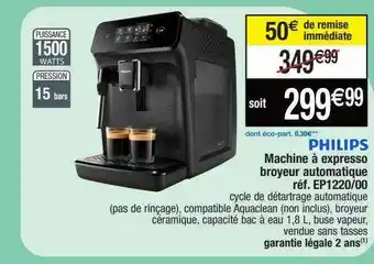 Machine à Expresso Broyeur Automatique Philips