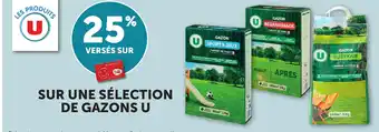 Sur une sélection de gazons u