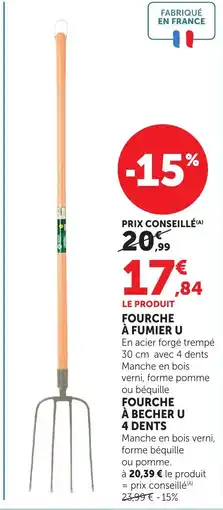 Bi1 Fourche à fumier u offre