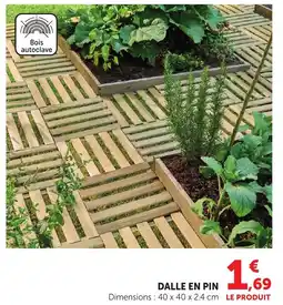 Bi1 Dalle en pin offre