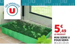 Bi1 Mini serre u pour semis offre