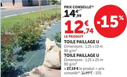 Bi1 Toile paillage u offre