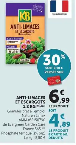 Bi1 Anti-limaces et escargots offre
