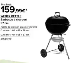 Costco Weber kettle barbecue à charbon offre