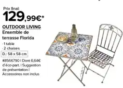 Costco Outdoor living offre