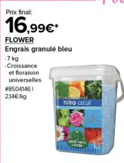 Costco Flow engrais granulé bleu r offre