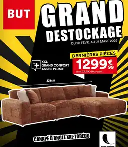 BUT Canapé d'angle toredo xxl offre