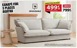 BUT Canapé fixe 3 places agatha offre