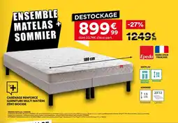 BUT Ensemble matelas + sommier offre