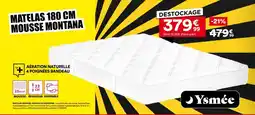 BUT Matelas mousse 180x200 cm montana offre