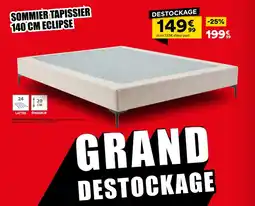BUT Sommier tapissier 140x190 cm eclipse offre