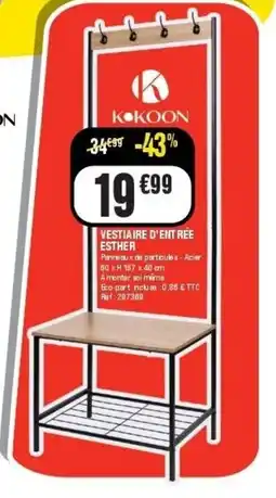 La Foir'Fouille Vestiaire d'entrée esther offre