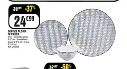 La Foir'Fouille Service floria 18 pieces offre