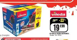 La Foir'Fouille VILEDA Kit balai ultramax offre