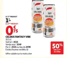 Auchan Supermarché CELSIUS Fantasy vibe offre
