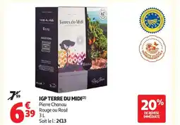 Auchan Supermarché PIERRECHANAU Igp terre du midi offre