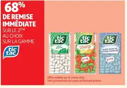 Auchan Supermarché TIC TAC Sur la gamme offre