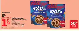 Auchan Supermarché KELLOGG'S EXTRA Céréales chocolat au lait offre