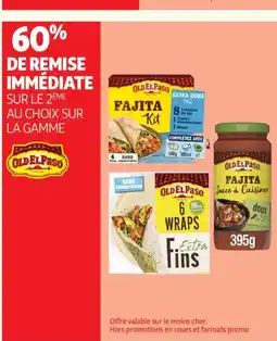 Auchan Supermarché OLD EL PASO Sur la gamme offre